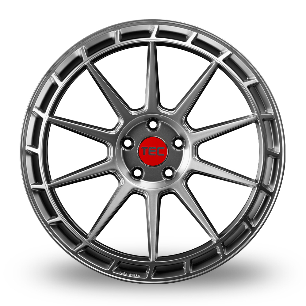20 Inch TEC Speedwheels GT8 Hyper Silver Alloy Wheels