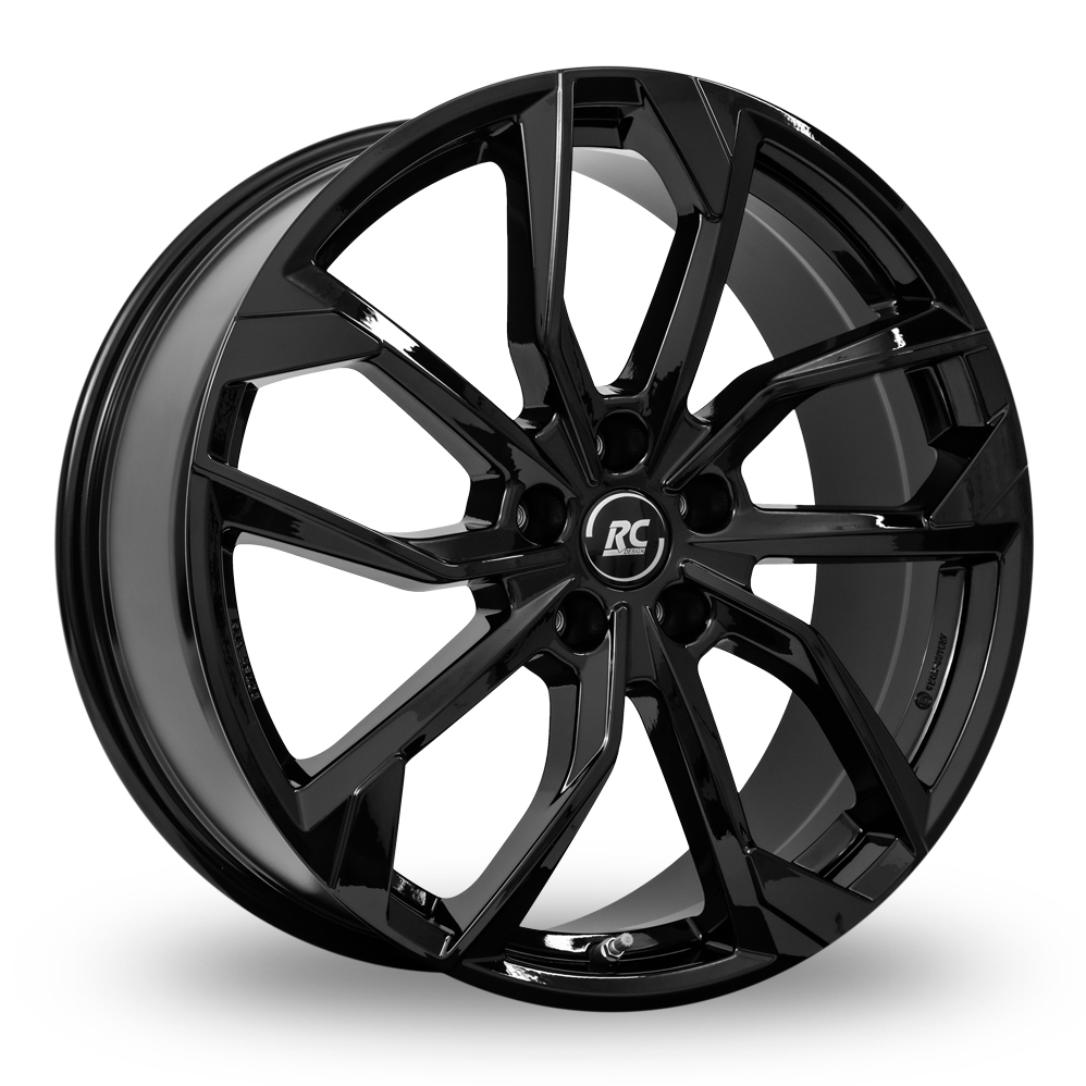 16 Inch RC Design RC34 Gloss Black Alloy Wheels