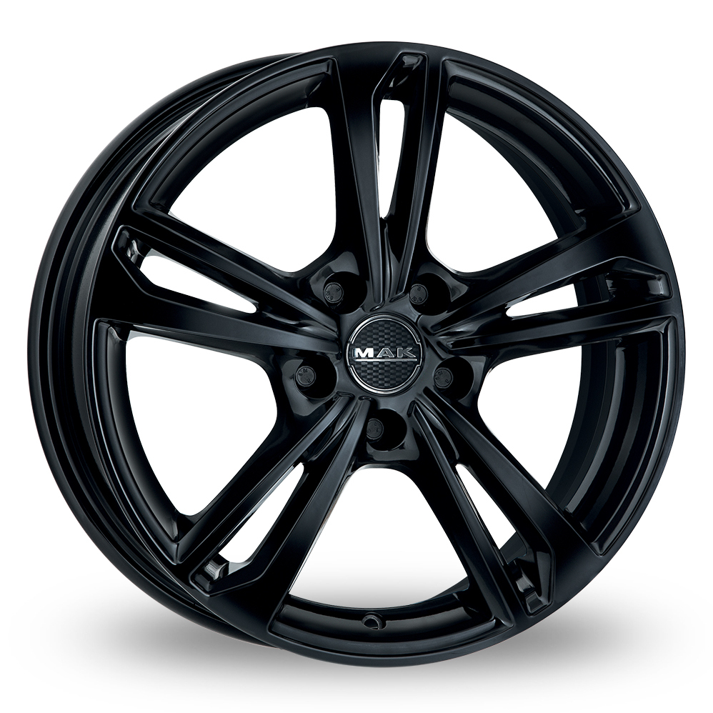 18 Inch MAK Emblema Gloss Black Alloy Wheels