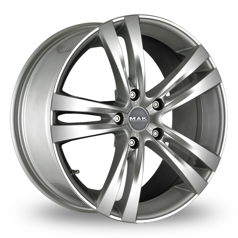 16 Inch MAK Zenith Hyper Silver Alloy Wheels