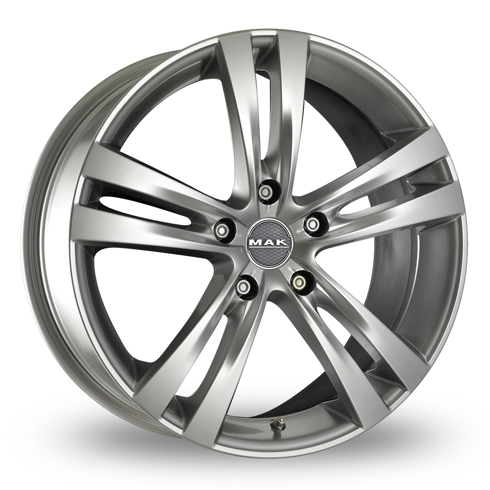 16 Inch MAK Zenith Hyper Silver Alloy Wheels