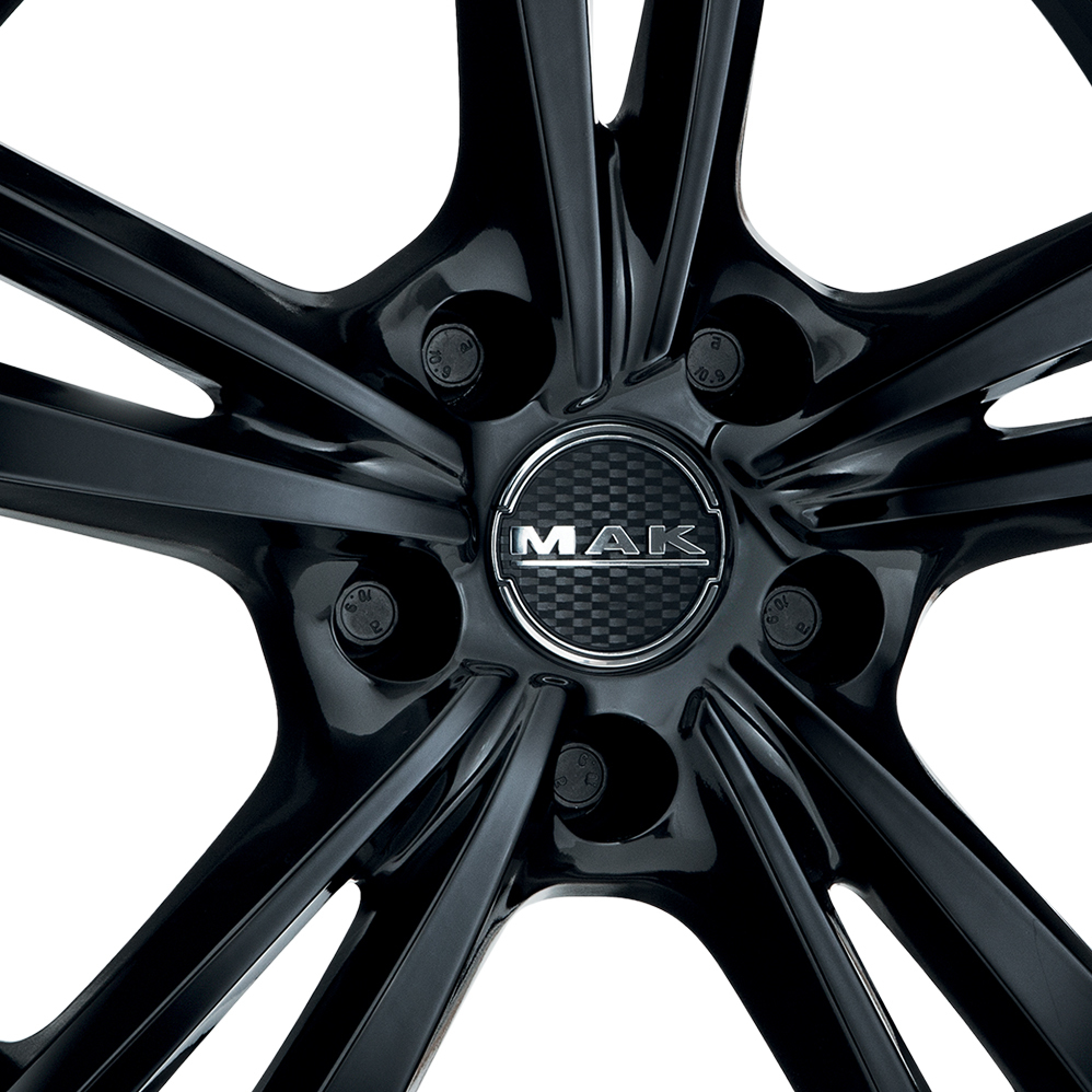 17 Inch MAK Emblema Gloss Black Alloy Wheels