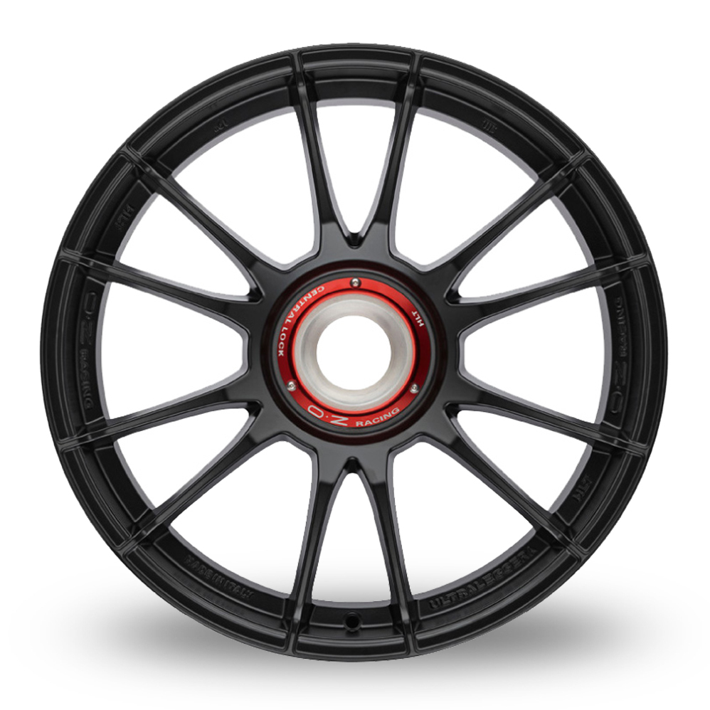 20 Inch OZ Racing Ultraleggera HLT CL Matt Black Alloy Wheels