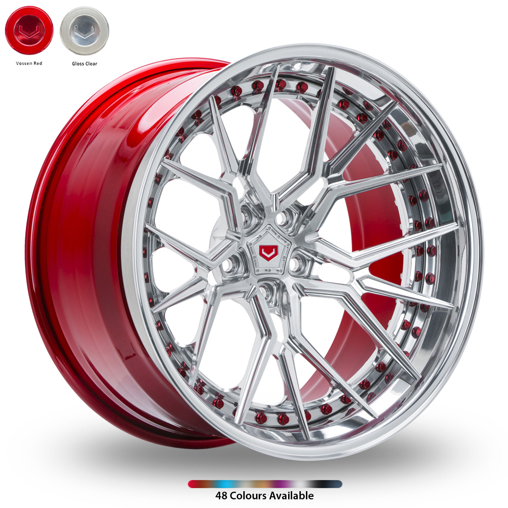 18 Inch Vossen Forged M-X 3 (3 Piece) Custom Colour Alloy Wheels