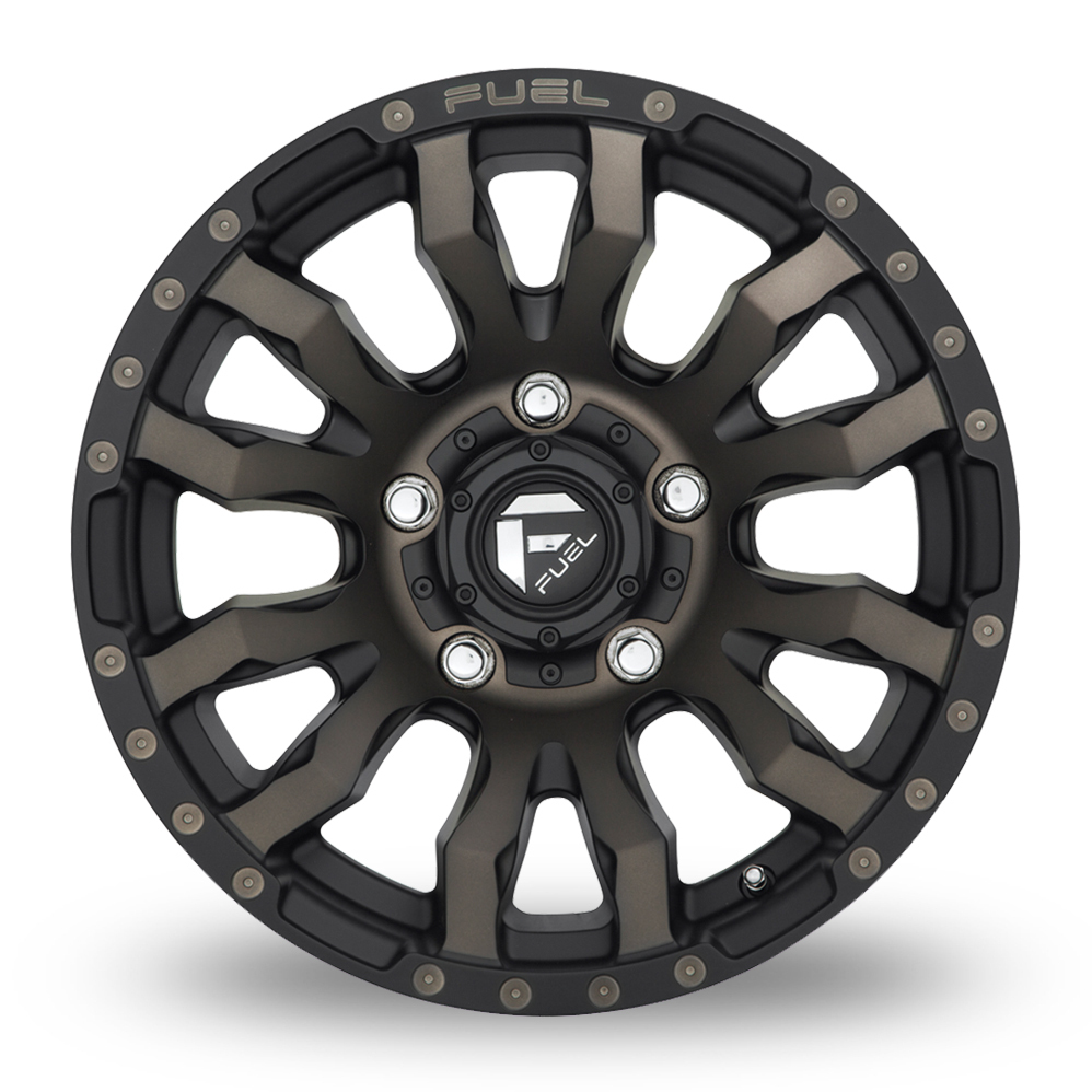 Fuel OffRoad Blitz Matt Black Double Dark Tint 18" Alloy Wheels