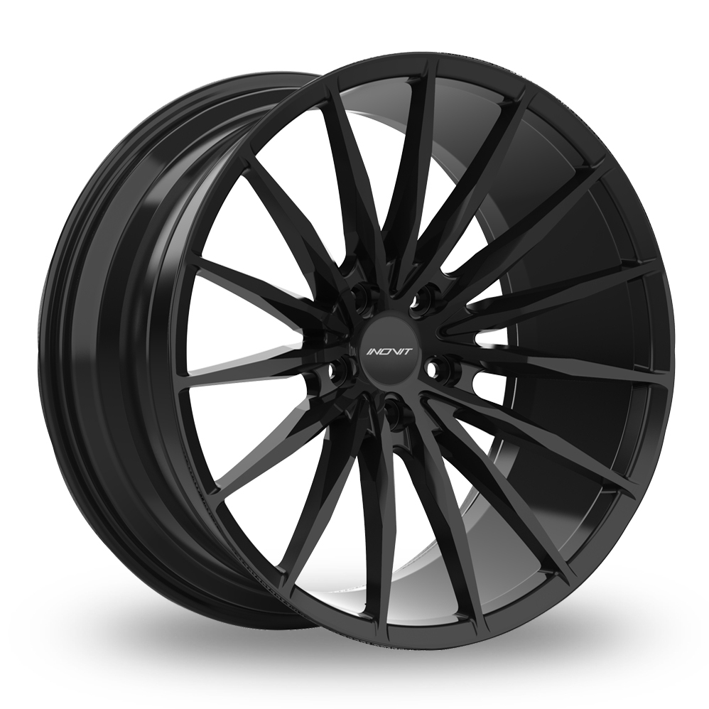 8.5x20 (Front) & 10x20 (Rear) Inovit Torque Satin Black Alloy Wheels