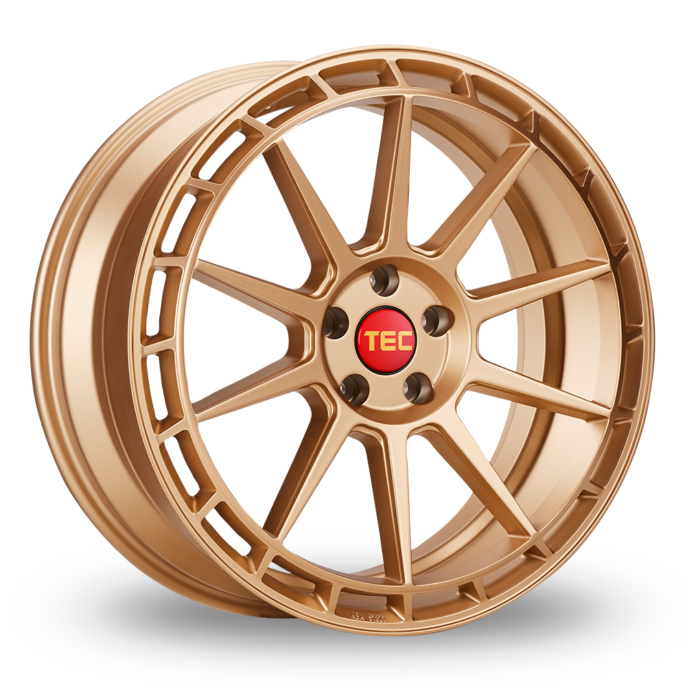 18 Inch TEC Speedwheels GT8 Rose Gold Alloy Wheels