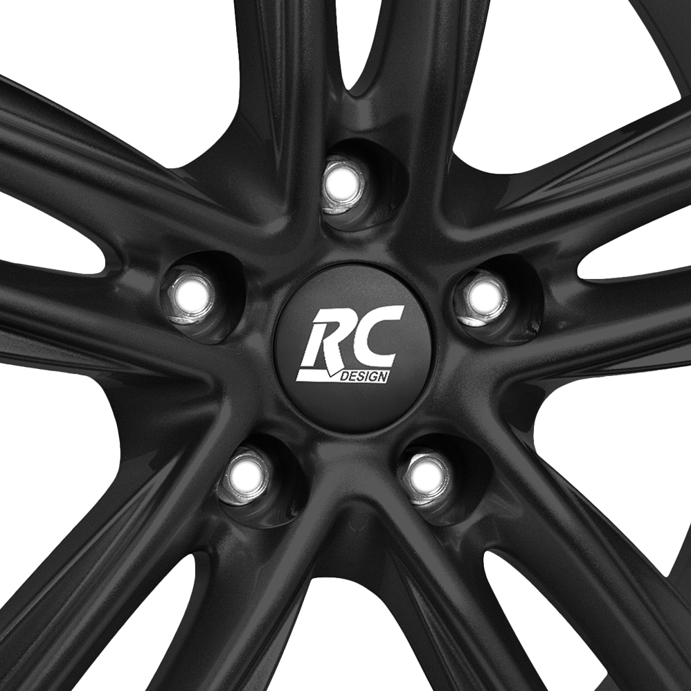 15 Inch RC Design RC27 Matt Black Alloy Wheels