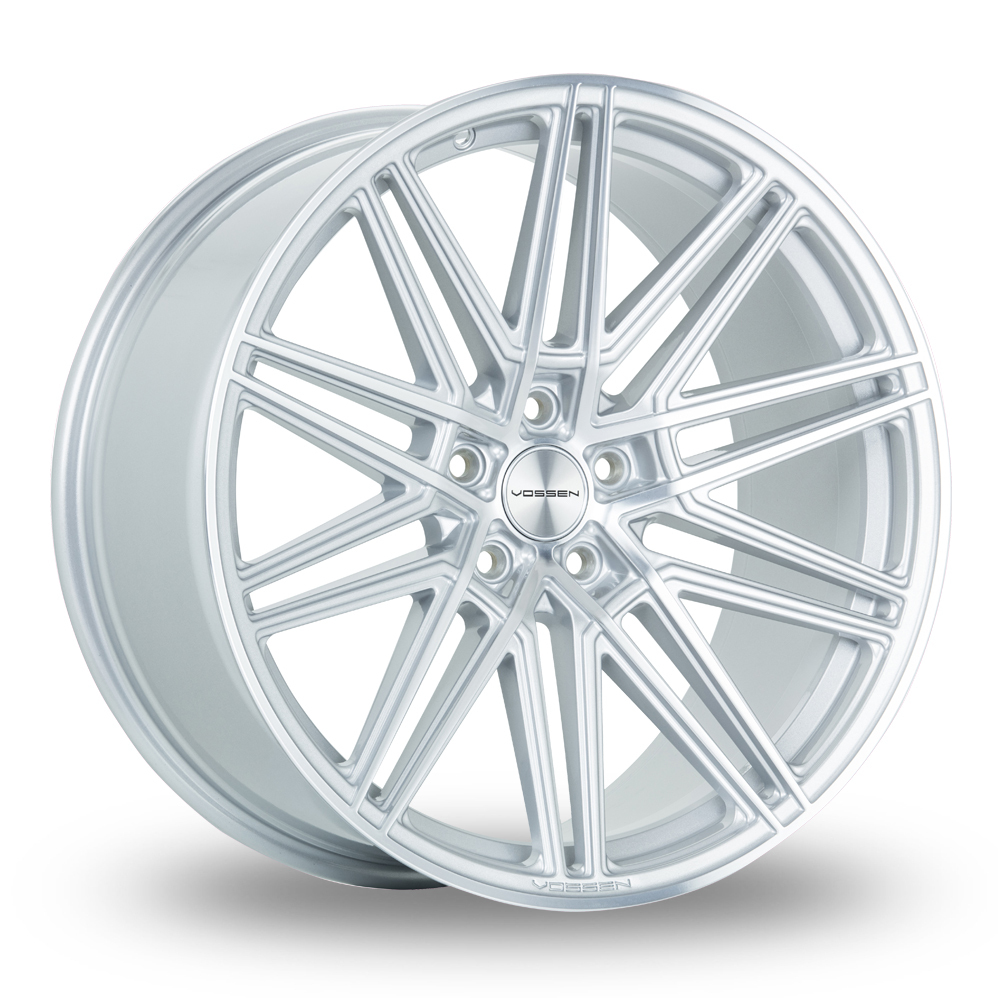 19 Inch Vossen CV10 Concave Silver Polished Alloy Wheels