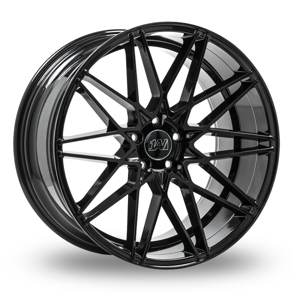20 Inch 1AV ZX4 Gloss Black Alloy Wheels