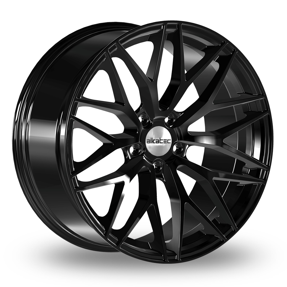 18 Inch Alkatec EVO-1 Gloss Black Alloy Wheels