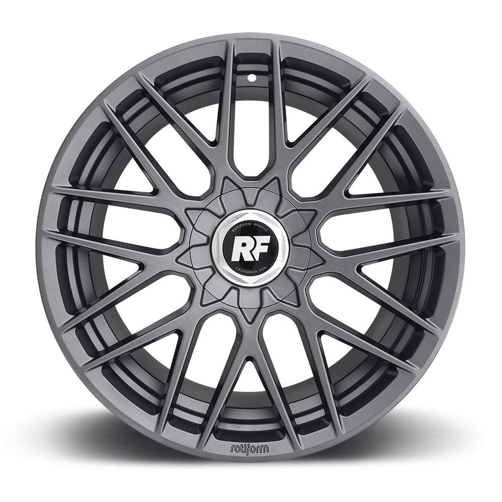 8.5x19 (Front) & 10x19 (Rear) Rotiform RSE Anthracite Alloy Wheels