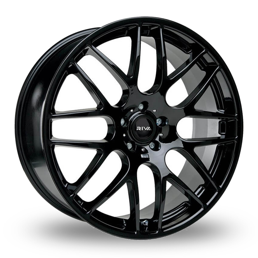 22 Inch Riva DTM Black Alloy Wheels