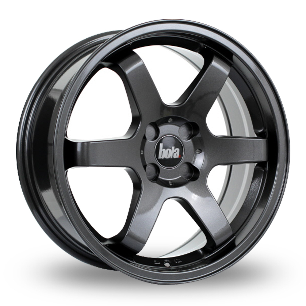 18 Inch Bola B1 Gun Metal Alloy Wheels