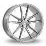 18 Inch VEEMANN V-FS25 Silver Polished Alloy Wheels