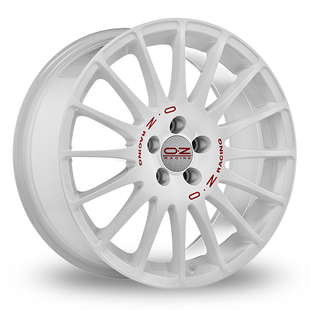 15 Inch OZ Racing Superturismo WRC White Alloy Wheels