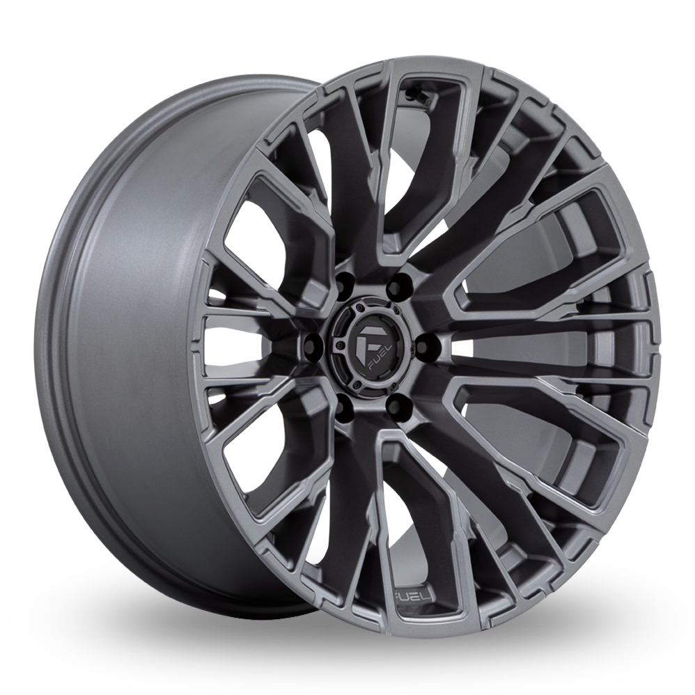 Fuel OffRoad Rebar 6 (USA Warehouse) Matt Gun Metal 17" Alloy Wheels