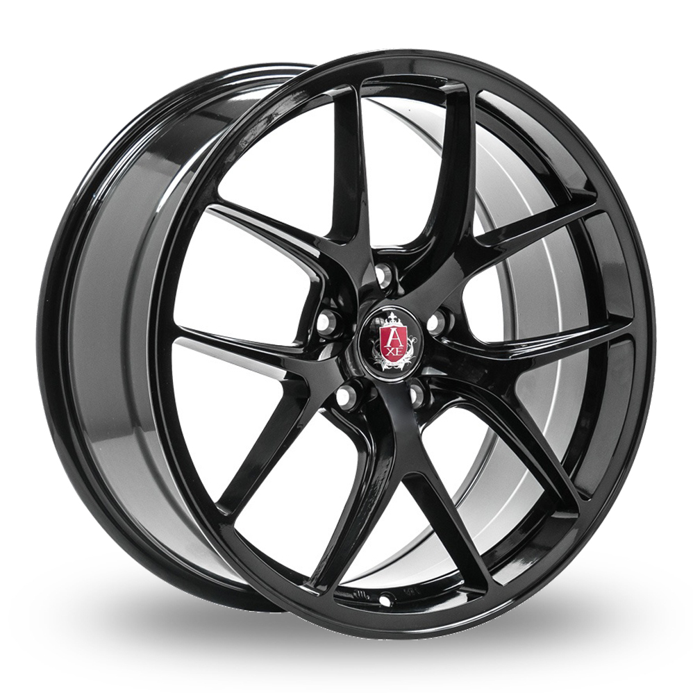 19 Inch Axe EX34 Gloss Black Alloy Wheels