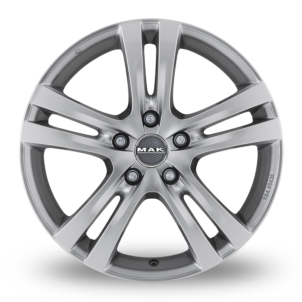 16 Inch MAK Zenith Hyper Silver Alloy Wheels