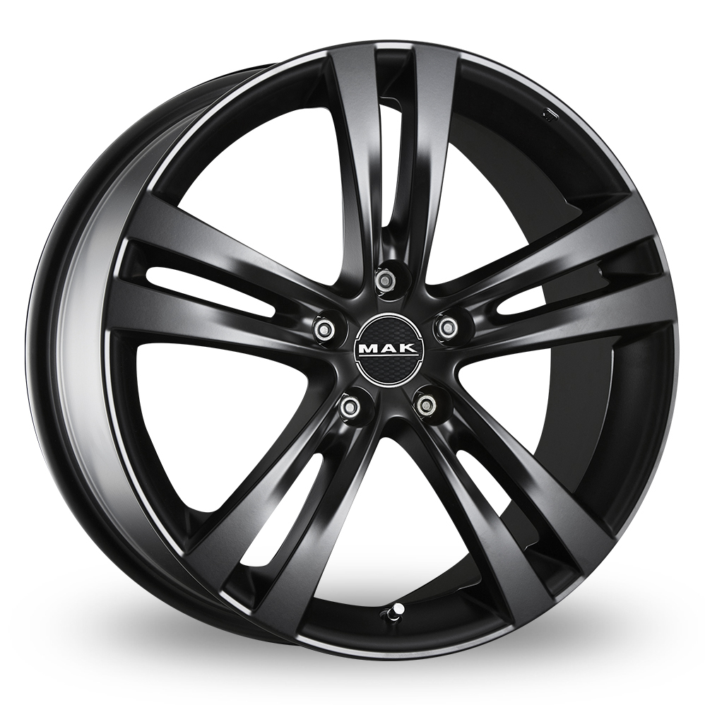 19 Inch MAK Zenith Matt Black Alloy Wheels