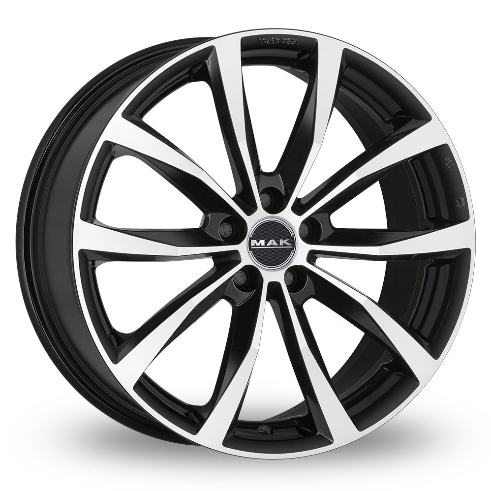 20 Inch MAK Wolf Black Mirror Alloy Wheels