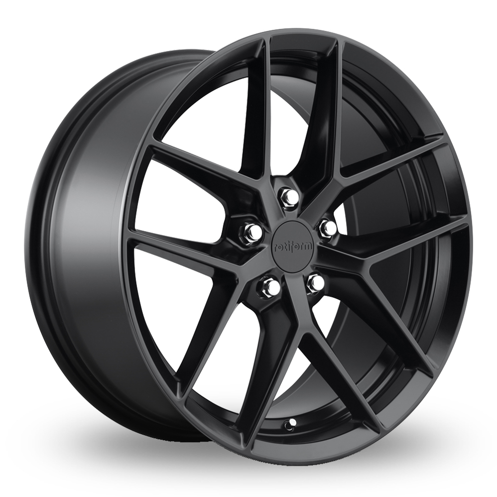 19 Inch Rotiform FLG Satin Black Alloy Wheels