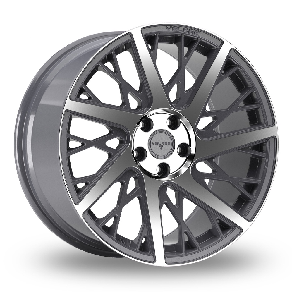 19 Inch Velare VLR05 Grey Polished Alloy Wheels