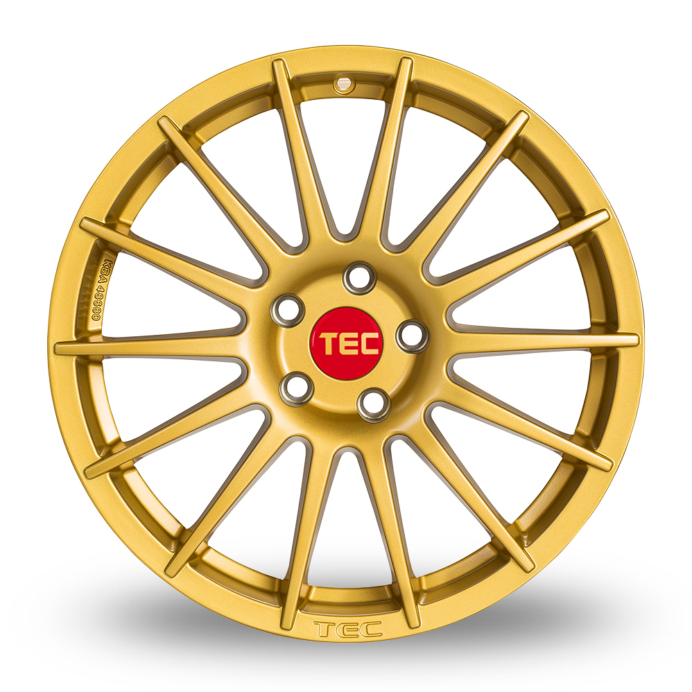 19 Inch TEC Speedwheels AS2 Gold Alloy Wheels