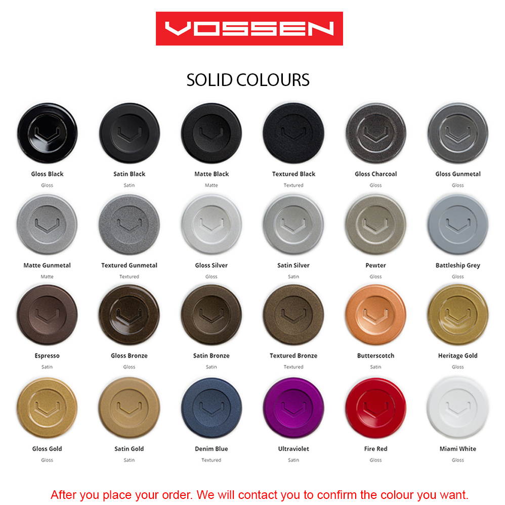 18 Inch Vossen Forged M-X 3 (3 Piece) Custom Colour Alloy Wheels