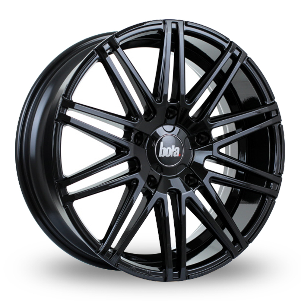 20 Inch Bola B20 Gloss Black Alloy Wheels