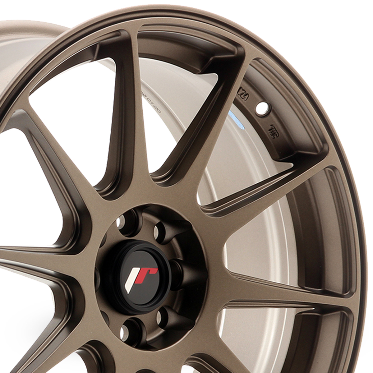 17 Inch Japan Racing JR11 (7.25x17) Matt Bronze Alloy Wheels