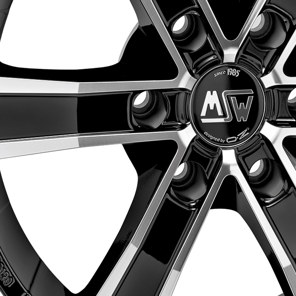 MSW by OZ Sahara 6 Black Polished 17 Alloy Wheels Wheelbase msw-by-oz-sahara-6-black-polished-17-alloy-wheels-wheelbase