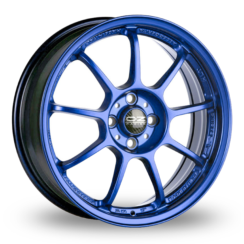 17 Inch OZ Racing Alleggerita HLT Blue Alloy Wheels