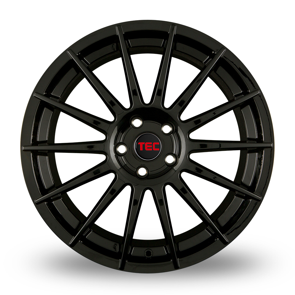 17 Inch TEC Speedwheels AS2 Gloss Black Alloy Wheels