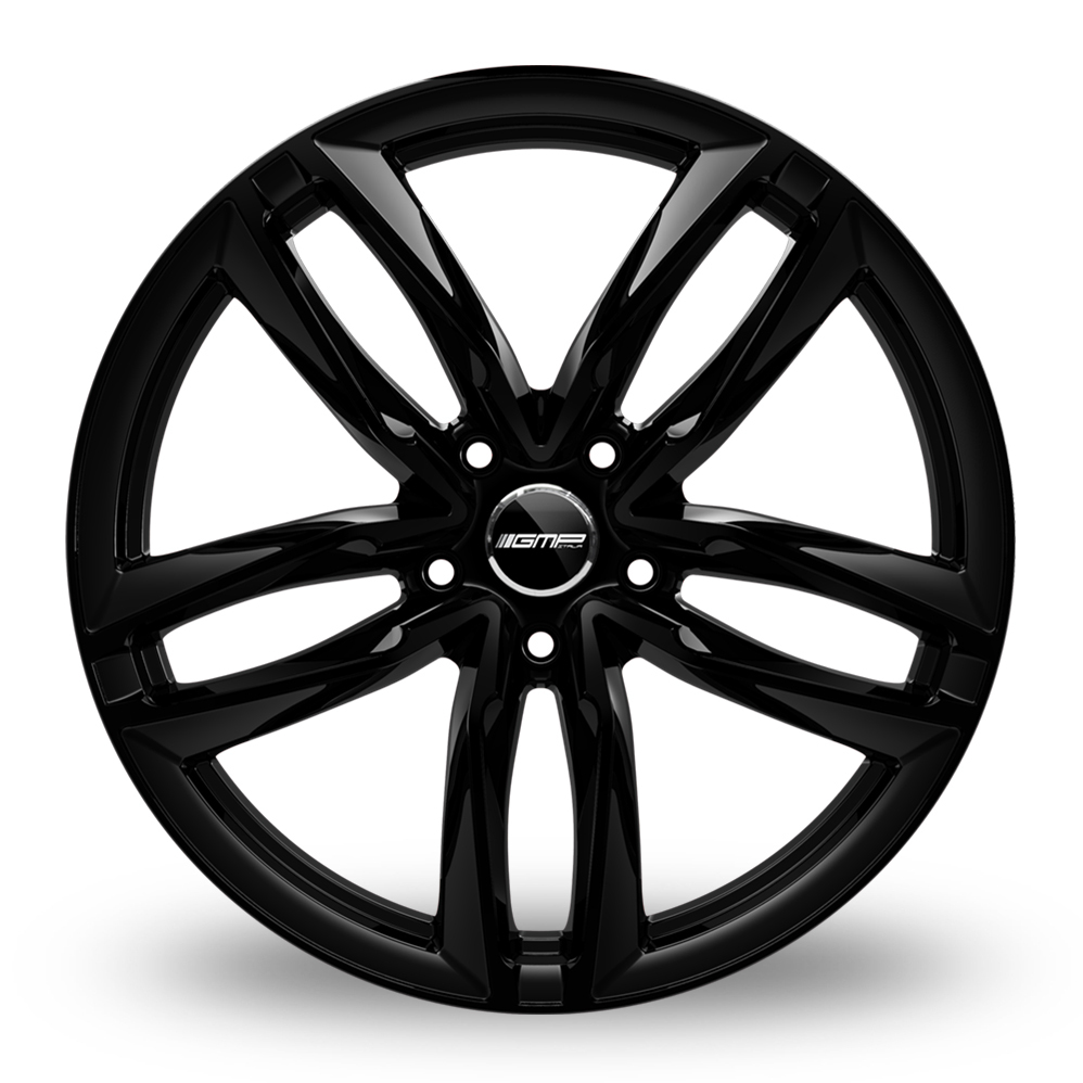 19 Inch GMP Italia Atom Gloss Black Alloy Wheels