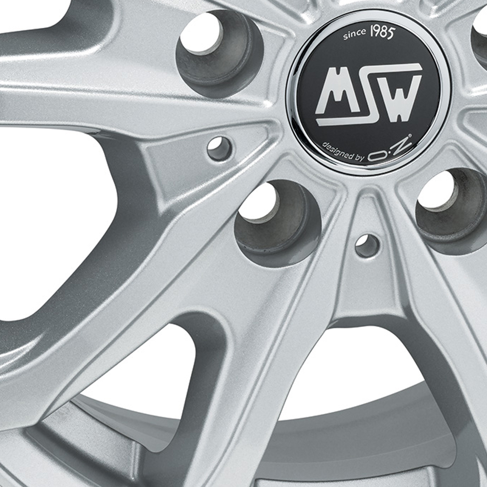 16 Inch MSW (by OZ) 48 Van Silver Alloy Wheels