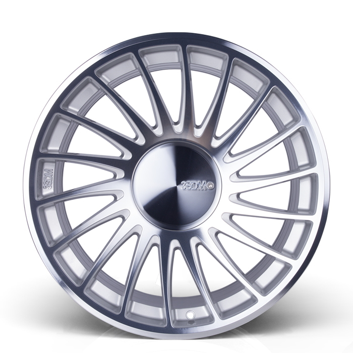 20 Inch 3SDM 0.04 Silver Polished Alloy Wheels