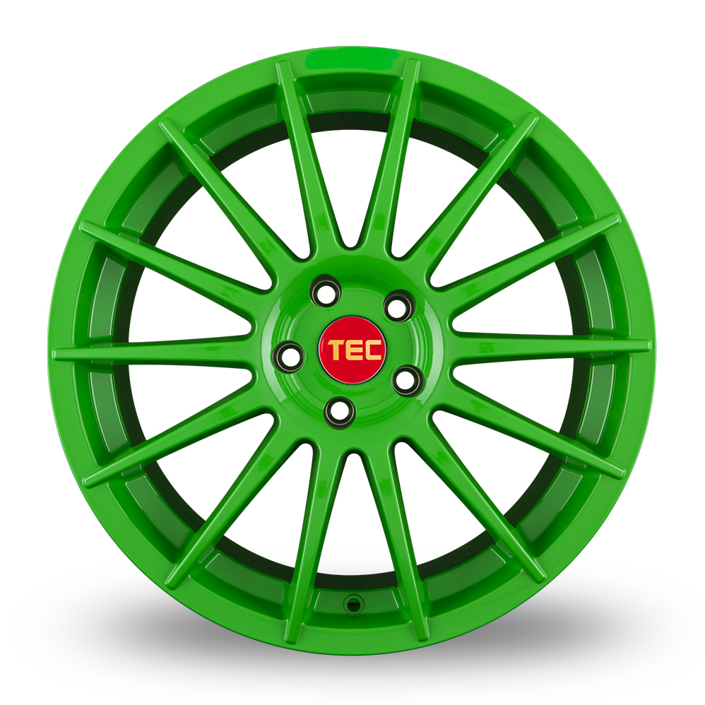 17 Inch TEC Speedwheels AS2 Green Alloy Wheels