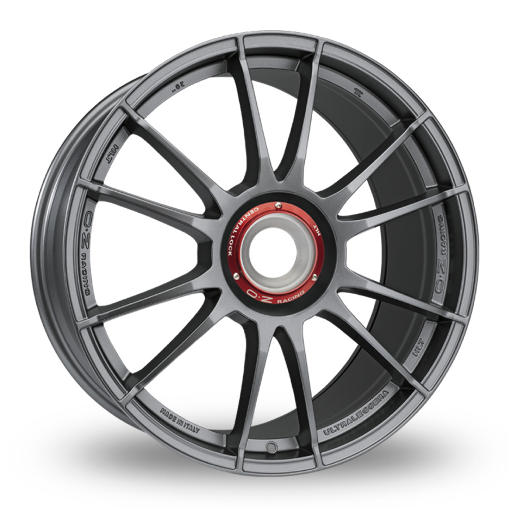 20 Inch Front & 21 Inch Rear OZ Racing Ultraleggera HLT CL Matt Graphite Alloy Wheels