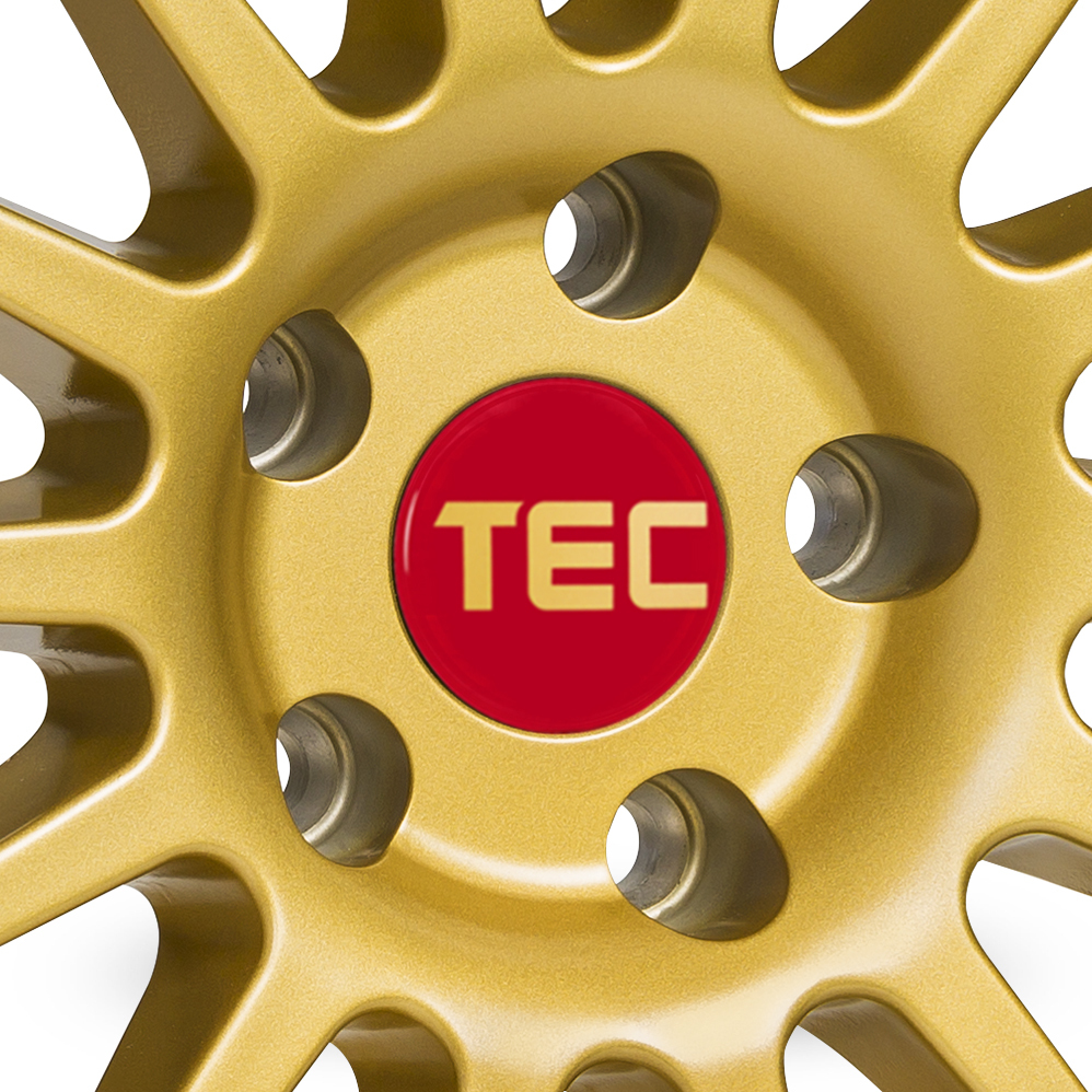 19 Inch TEC Speedwheels AS2 Gold Alloy Wheels