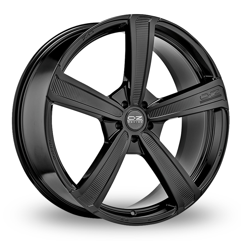 19 Inch OZ Racing Montecarlo HLT Gloss Black Alloy Wheels