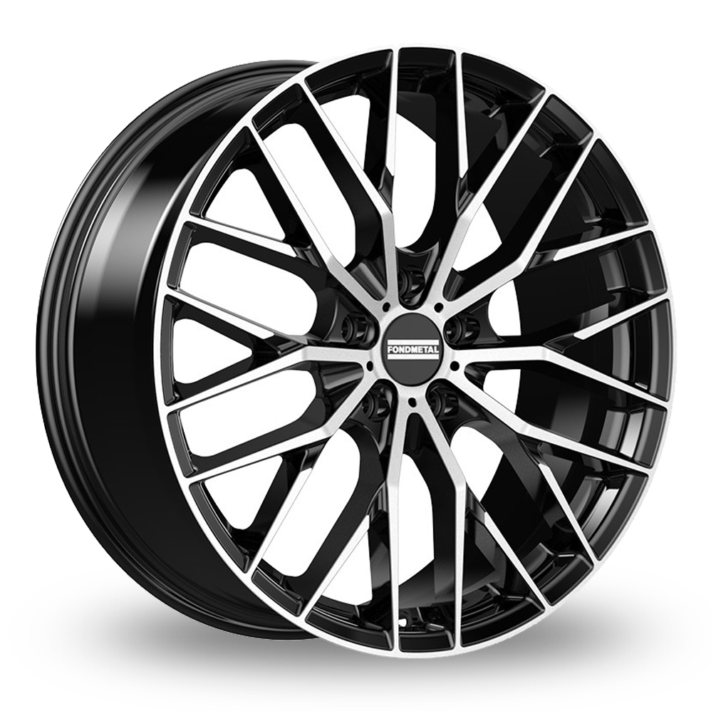 Buy 21" Fondmetal Makhai Gloss Black Polished Alloy Wheels Wheelbase