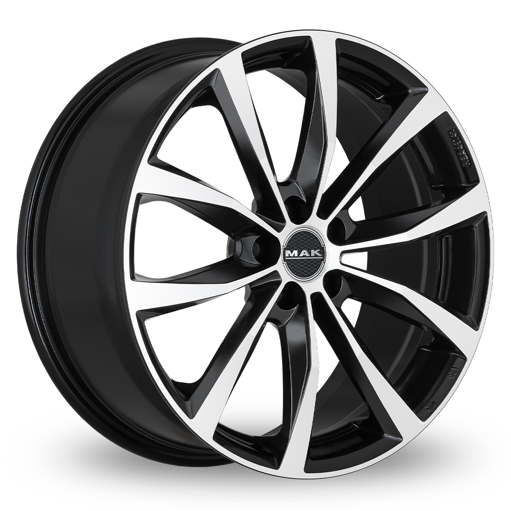 20 Inch MAK Wolf Black Mirror Alloy Wheels