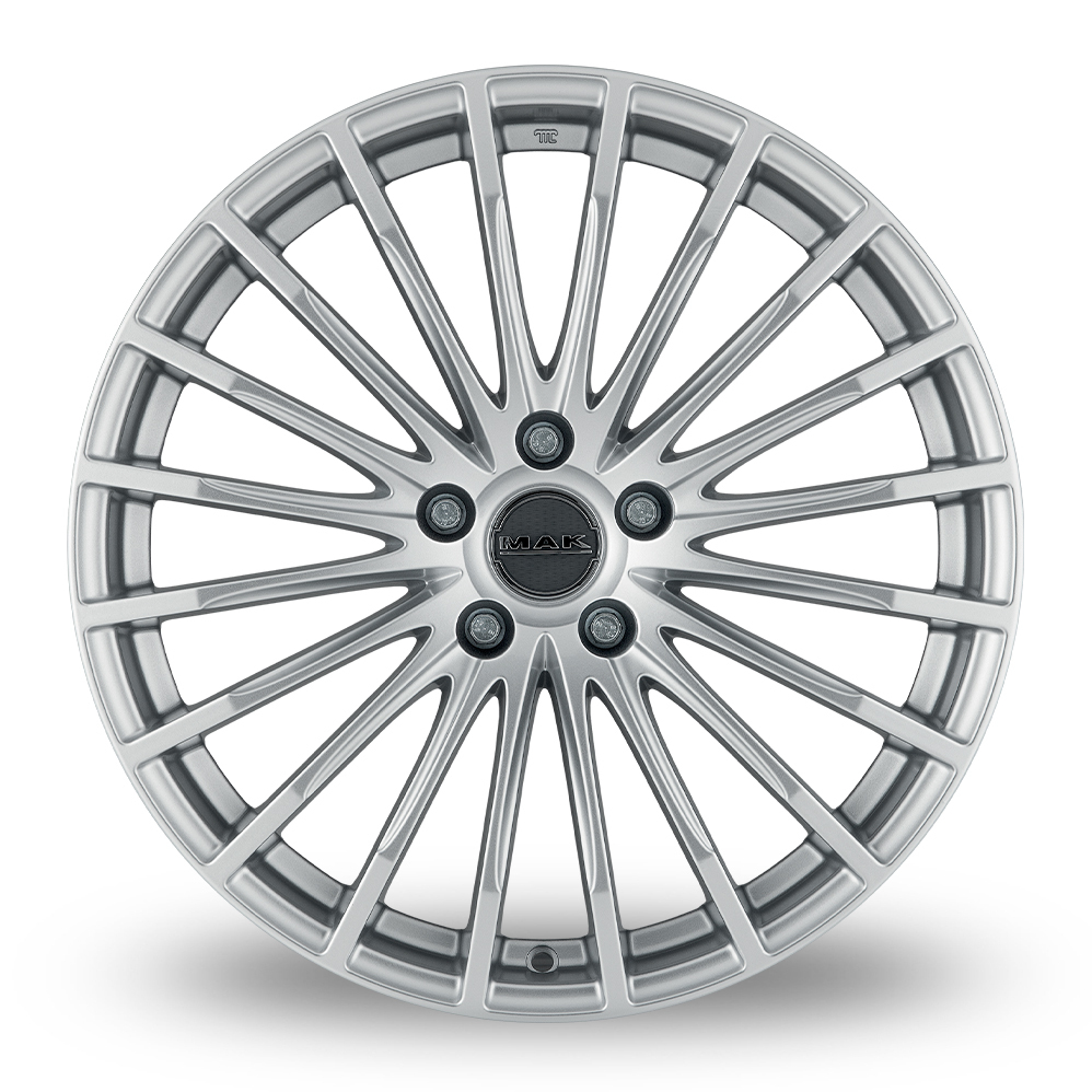 18 Inch MAK Fatale Silver Alloy Wheels