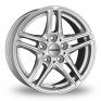 17 Inch Borbet XR Silver Alloy Wheels