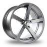 8.5x19 (Front) & 10x19 (Rear) AC Wheels Star Five Grey Alloy Wheels