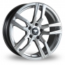 18 Inch Diamond SC5 Silver Alloy Wheels