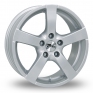 17 Inch Zito Z575 Silver Alloy Wheels