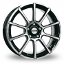 16 Inch Tekno TN10 Black Polished Alloy Wheels