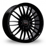 18 Inch Borbet CW3 Black Alloy Wheels